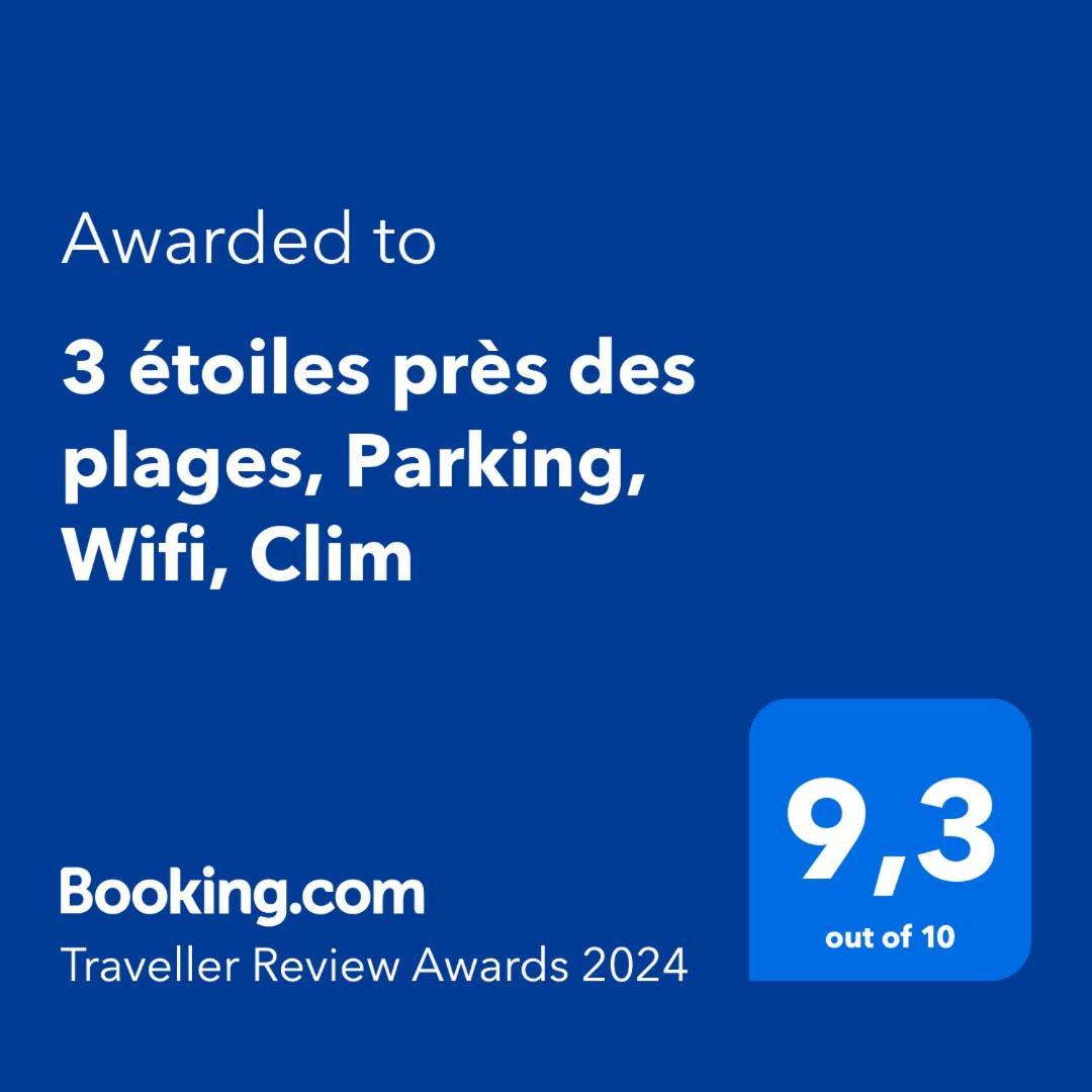 Villa 3 Etoiles Pres Des Plages, Parking, Wifi, Clim Sauvian Eksteriør bilde